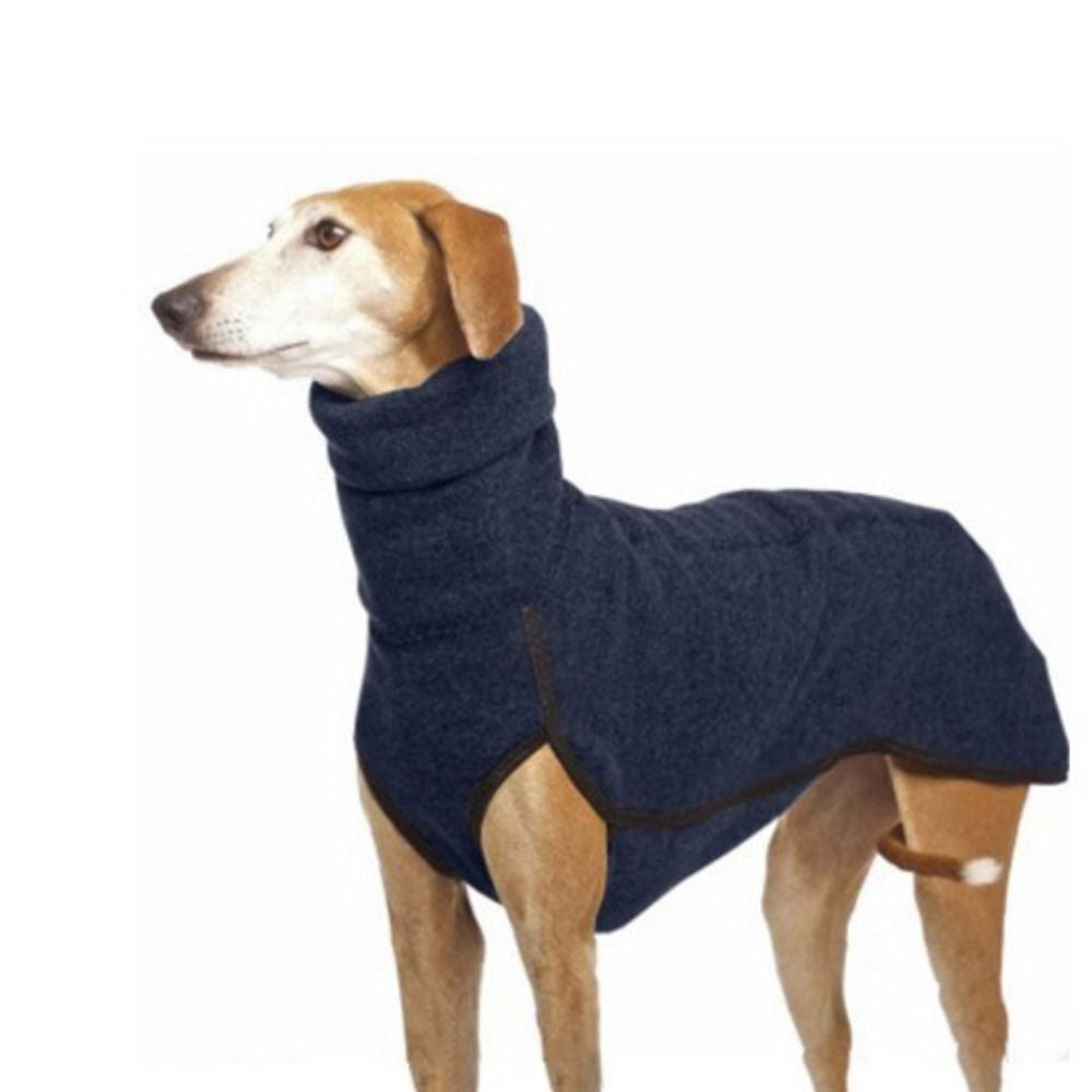 Pet Dog Winter High Collar Jumper Sweater Greyhound Whippet Clothes Lurcher Coat