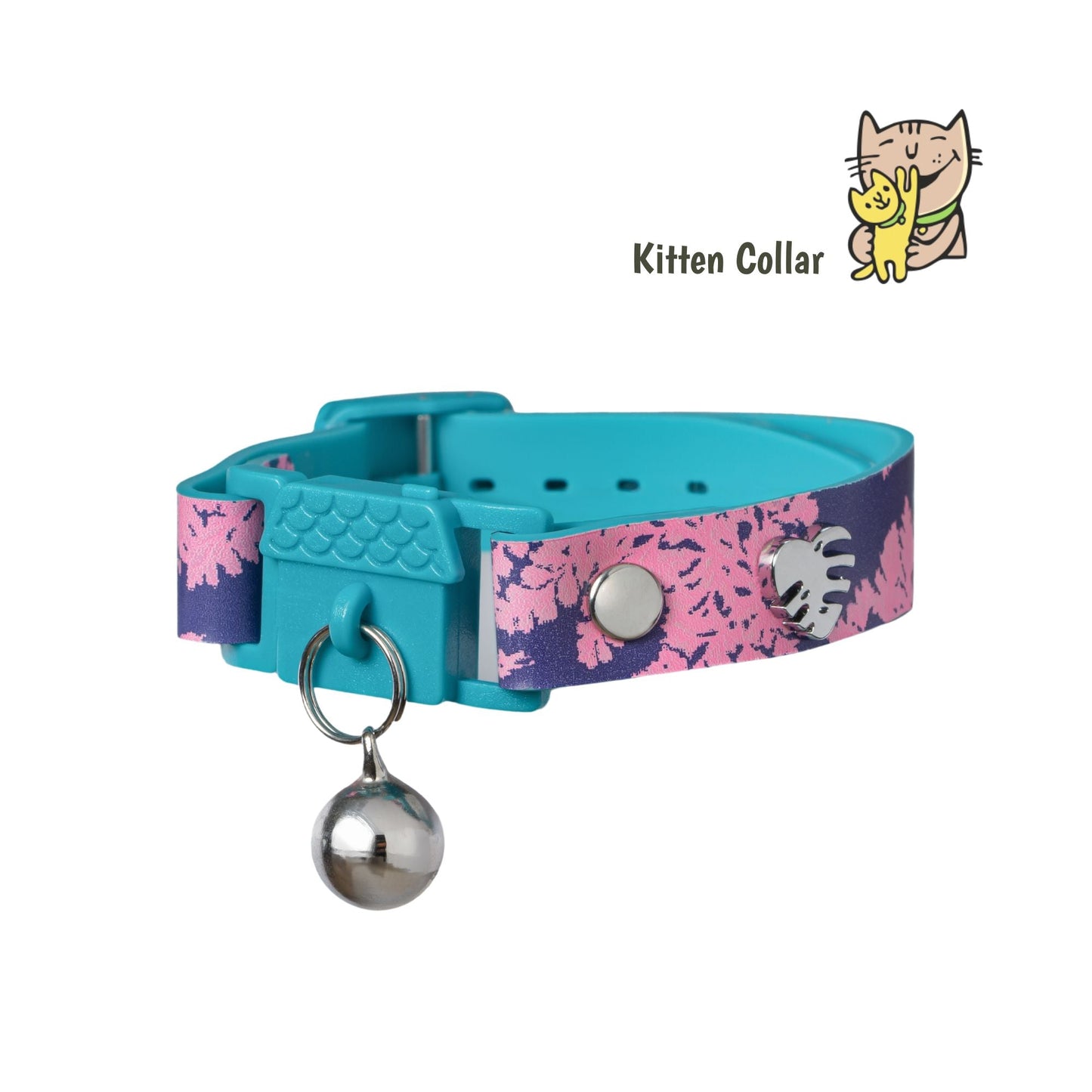 KITTYRAMA KITTEN BOTANICALS FERN COLLAR - Quick Release, Breakaway, Hypoallergenic