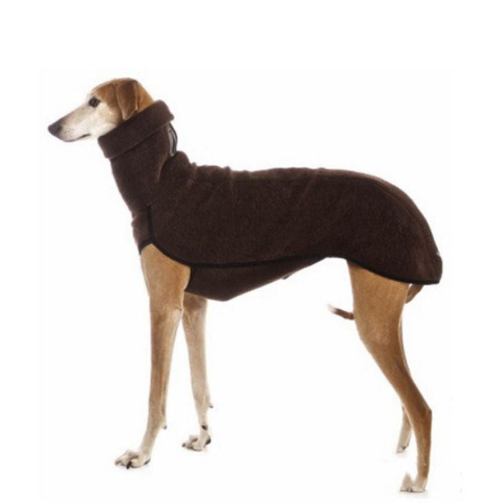 Pet Dog Winter High Collar Jumper Sweater Greyhound Whippet Clothes Lurcher Coat
