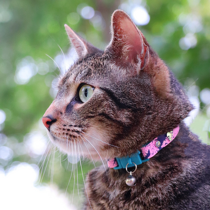 KITTYRAMA KITTEN BOTANICALS FERN COLLAR - Quick Release, Breakaway, Hypoallergenic