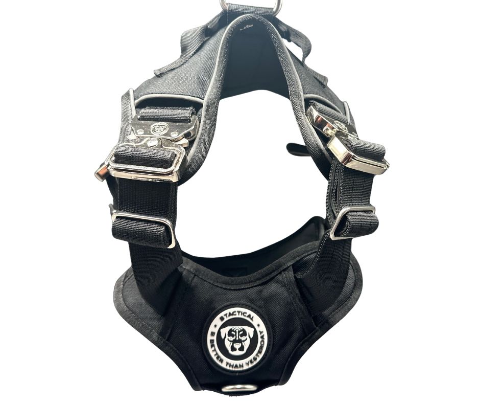 The No Pull Ultimate BTactical™ Harness | Midnight Black