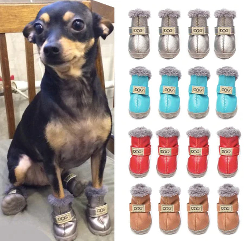 Dog Shoes for Winter L Dog Snow Boots Shoes
