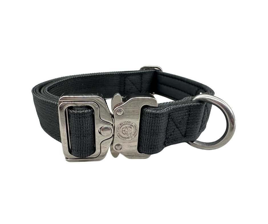 2.5cm Nylon BTactical™ Collar | Midnight Black