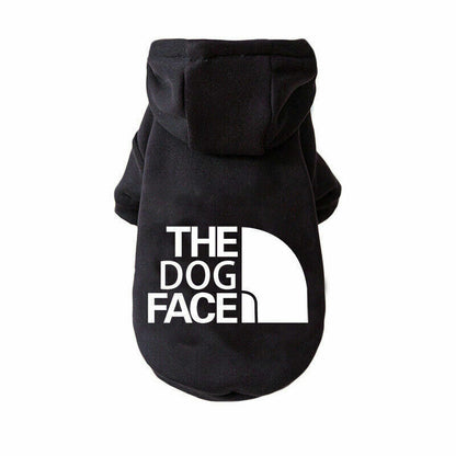 Pet Dog Hoodie Jumper Winter Dogs Clothes Jacket Coat Fleece Warm Clothing