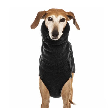 Pet Dog Winter High Collar Jumper Sweater Greyhound Whippet Clothes Lurcher Coat