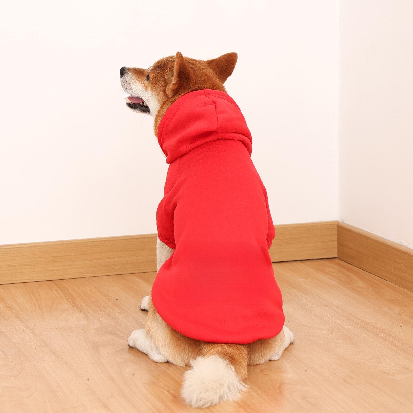 Pet Dog Hoodie Jumper Winter Dogs Clothes Jacket Coat Fleece Warm Clothing