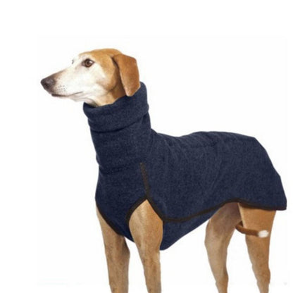 Pet Dog Winter High Collar Jumper Sweater Greyhound Whippet Clothes Lurcher Coat
