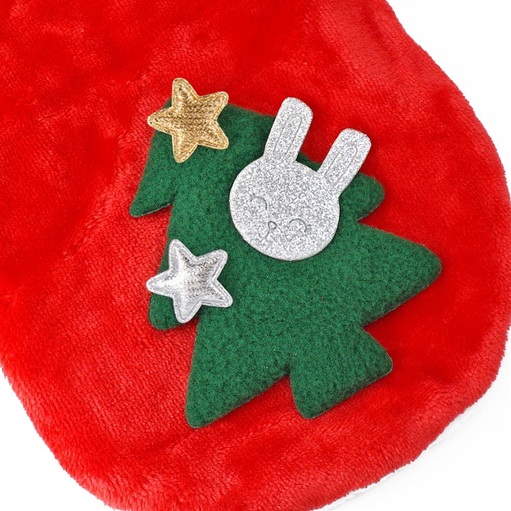 Christmas Dog Reindeer Hoodie Outfit, Santa Pet Costume for Small Dogs & Cats