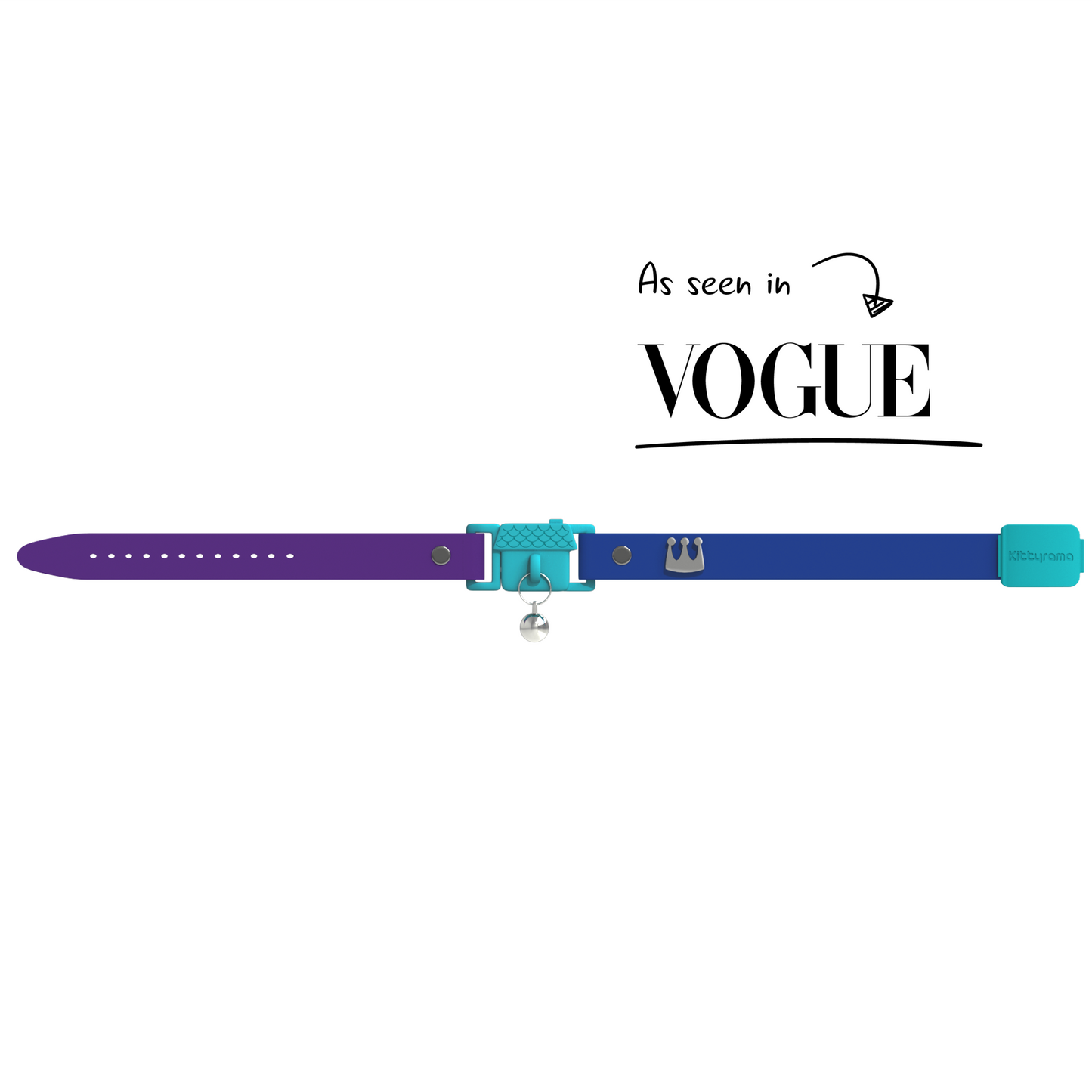 KITTYRAMA MONTE CARLO CAT COLLAR - Quick Release, Breakaway, Hypoallergenic