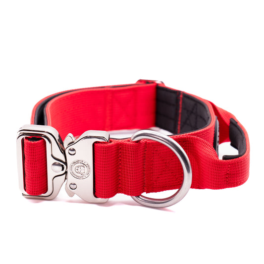 4cm Nylon BTactical™ Collar | Citrus Red