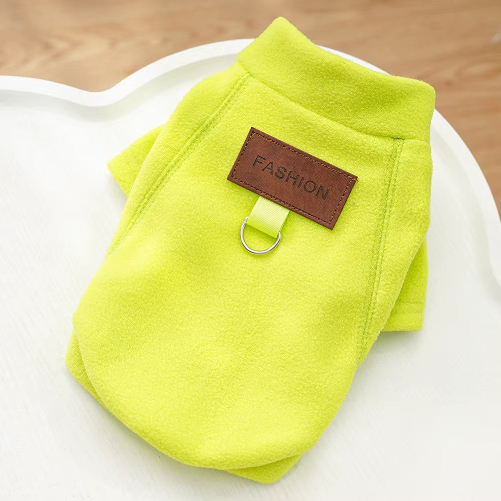 Dog Cat Autumn Winter Clothes Fleece Warm Dog Hoodie for Small Medium Large Dogs Teddy Bear French Bulldog Puppy Pet Clothes