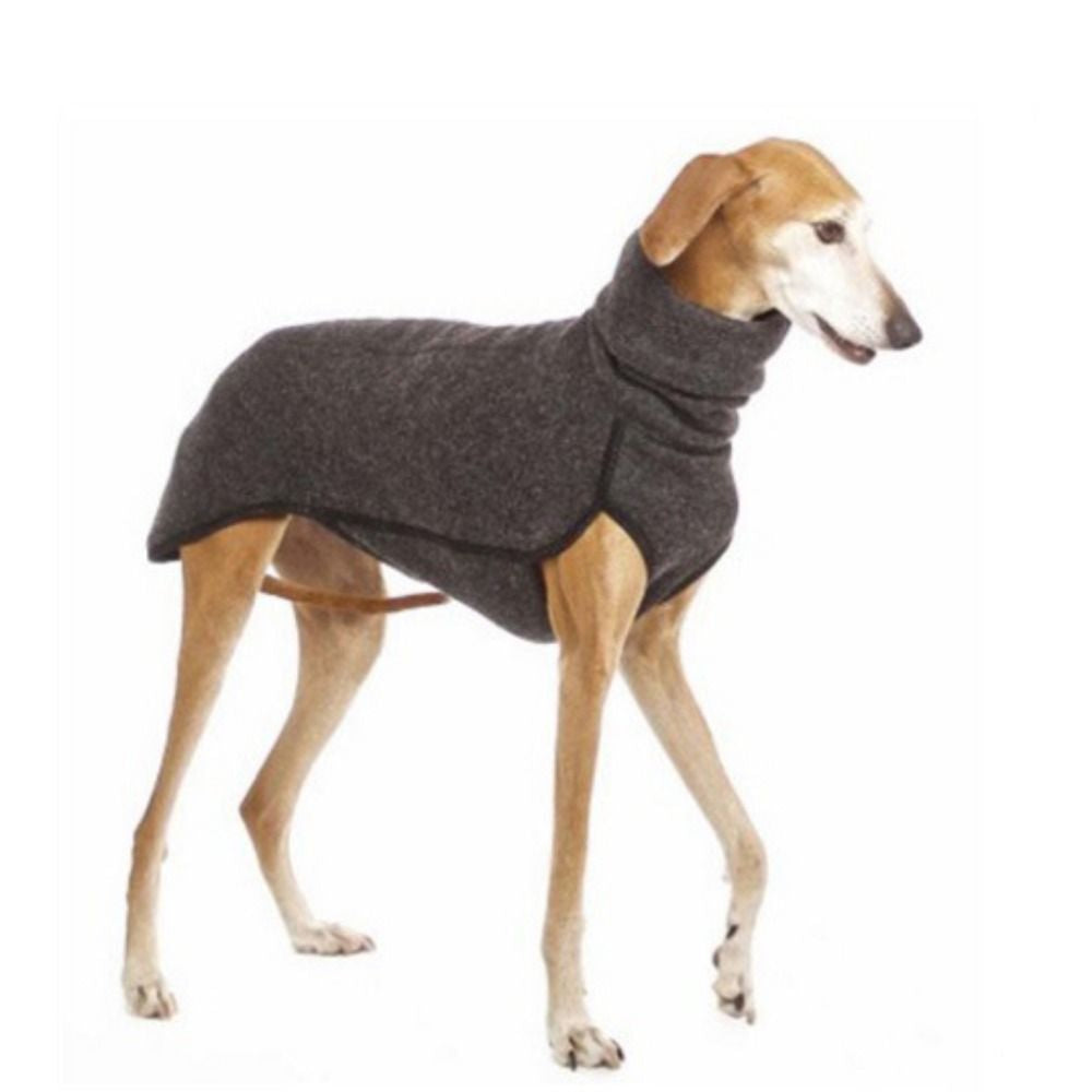 Pet Dog Winter High Collar Jumper Sweater Greyhound Whippet Clothes Lurcher Coat