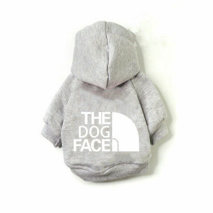 Pet Dog Hoodie Jumper Winter Dogs Clothes Jacket Coat Fleece Warm Clothing
