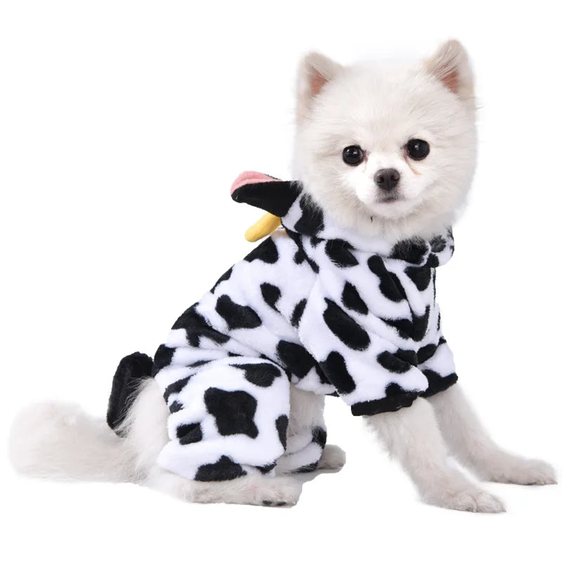 Pet Dog Clothes Soft Warm Fleece Dogs Jumpsuits Pet Clothing for Small Dogs Puppy Cats Clothes Chihuahua Yorkshire Costume Coat