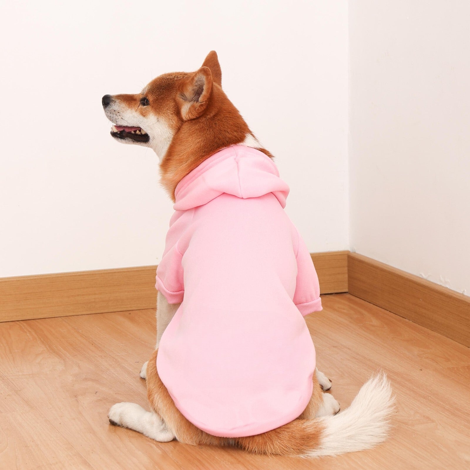 Pet Dog Hoodie Jumper Winter Dogs Clothes Jacket Coat Fleece Warm Clothing