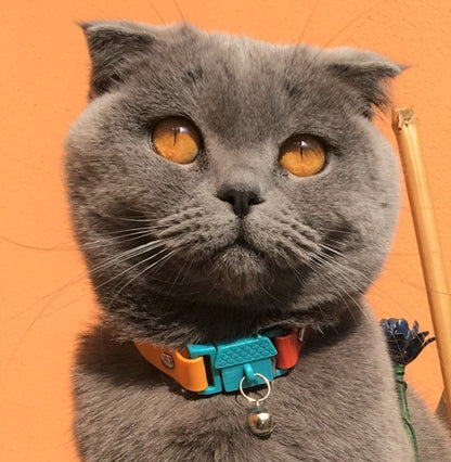 KITTYRAMA COPACABANA CAT COLLAR - Quick Release, Breakaway, Hypoallergenic