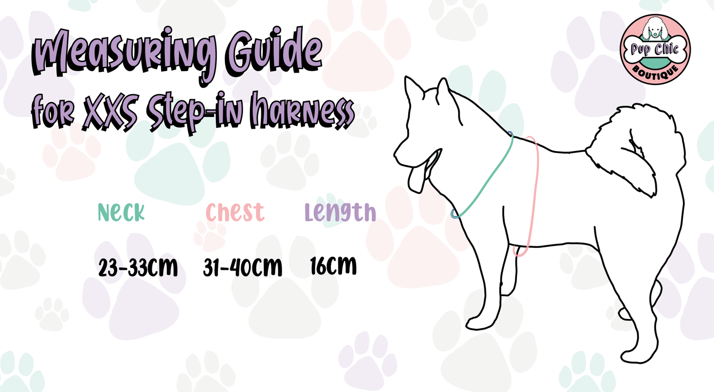 Otterly Lovely Step-In Adjustable Dog Harness