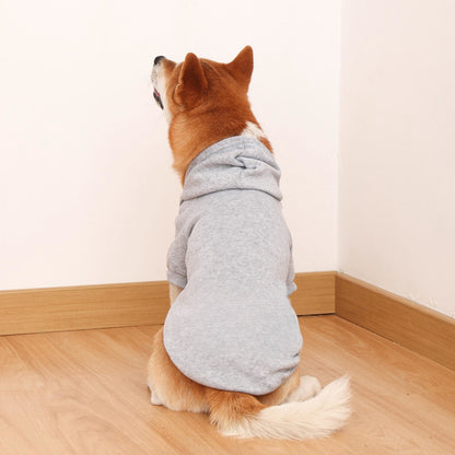 Pet Dog Hoodie Jumper Winter Dogs Clothes Jacket Coat Fleece Warm Clothing