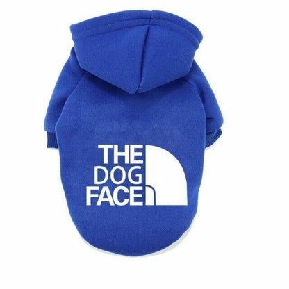 Pet Dog Hoodie Jumper Winter Dogs Clothes Jacket Coat Fleece Warm Clothing