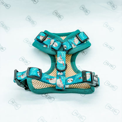 Lazy Sloth Puppy Harness – XXS Size for Tiny Breeds 🦥💚