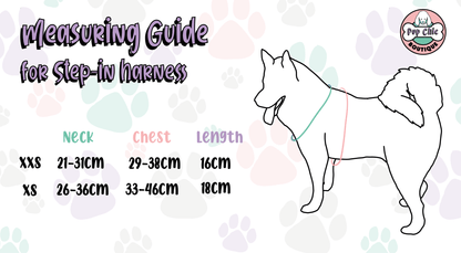 Power Peacock Step-In Adjustable Harness – Easy, Comfy & Made for Stylish Small Dogs!