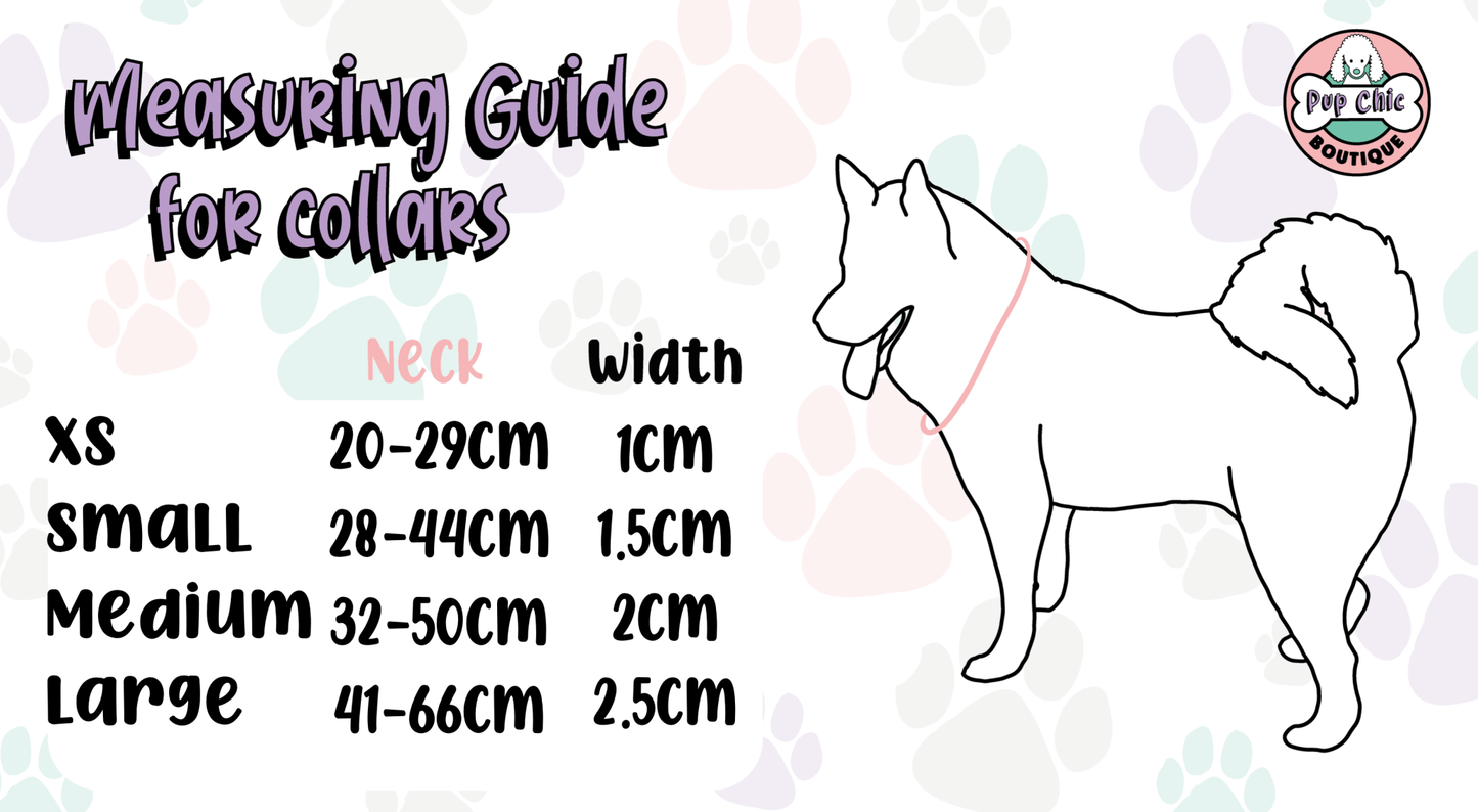 Sprinkles For Days Collar - pink or blue sprinkles dog collar